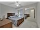 Bedroom with a double bed and mirrored closet doors at 1450 Alden St, Deland, FL 32720