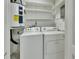 Functional laundry room with washer and dryer hookups at 2 Villa Villar Ct # 02, Deland, FL 32724
