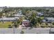 Bird's-eye view of a red house in a residential neighborhood at 229 S Adams St, Daytona Beach, FL 32114