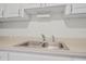 Stainless steel double sink in a white kitchen at 229 S Adams St, Daytona Beach, FL 32114