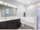 Elegant bathroom with double vanity, soaking tub, and walk-in shower at 281 Tuscany Chase Dr, Daytona Beach, FL 32117