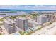 Aerial view of coastal community with oceanfront building at 3737 S Atlantic Ave # 504, Daytona Beach, FL 32118