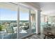 Spacious balcony with sliding doors and stunning water views at 3737 S Atlantic Ave # 504, Daytona Beach, FL 32118
