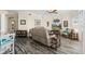 Relaxing living room with recessed lighting and water views at 3737 S Atlantic Ave # 504, Daytona Beach, FL 32118