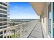 Relaxing balcony overlooking the water and cityscape at 3737 S Atlantic Ave # 504, Daytona Beach, FL 32118