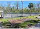 Outdoor swing set near the tennis courts surrounded by mature trees at 396 Muddy Creek Ln, Ormond Beach, FL 32174