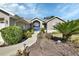 Well-maintained front yard with walkway leading to the home entrance at 428 Hightower Dr, Debary, FL 32713
