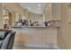 Kitchen with granite countertops and custom cabinetry at 428 Hightower Dr, Debary, FL 32713
