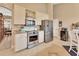 Spacious kitchen with stainless steel appliances and granite countertops at 428 Hightower Dr, Debary, FL 32713