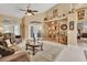 Spacious living room with high ceilings, comfy seating, and lots of light at 428 Hightower Dr, Debary, FL 32713