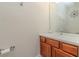 Small bathroom with a vanity and toilet at 442 Anessa Rose Loop, Ocoee, FL 34761