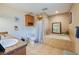 Bathroom features a soaking tub, neutral tile, and a separate shower at 709 Lone Oak Dr, Port Orange, FL 32127
