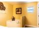 Bright bathroom featuring a soaking tub next to a window at 101 Los Arbor Dr, Deland, FL 32724