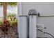 Exterior water softener system for whole house filtration at 1137 Avery Meadows Way, Deland, FL 32724