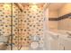 Bathroom with a walk-in shower and toilet at 1260 Charter Oaks Cir, Daytona Beach, FL 32117
