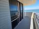 Spacious balcony overlooking the ocean at 1420 N Atlantic Ave # 1102, Daytona Beach, FL 32118