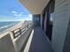 Spacious balcony overlooking the ocean and beach at 1420 N Atlantic Ave # 1102, Daytona Beach, FL 32118