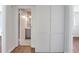 Small bathroom with gray vanity and tiled floor at 1612 Beatrice Dr, Orlando, FL 32810