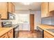 Small laundry closet with washer and dryer hookups at 1668 Spring Garden Ct # 1668, Daytona Beach, FL 32117