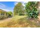 Large backyard with mature trees and lush landscaping, creating a private and serene outdoor space at 1930 Seclusion Dr, Port Orange, FL 32128