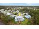 Bird's-eye view of a stunning waterfront home with private dock at 2806 Bay Vista Ct, New Smyrna Beach, FL 32168