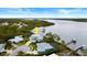 Waterfront property with private dock and lush landscaping at 2806 Bay Vista Ct, New Smyrna Beach, FL 32168