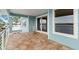 Relaxing balcony overlooking the water at 2806 Bay Vista Ct, New Smyrna Beach, FL 32168