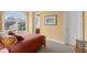 Bright bedroom with a comfortable bed and large window at 2806 Bay Vista Ct, New Smyrna Beach, FL 32168