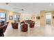 Open concept living space with seating area and wet bar at 2806 Bay Vista Ct, New Smyrna Beach, FL 32168