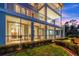 Spacious screened porch overlooking the backyard at 2806 Bay Vista Ct, New Smyrna Beach, FL 32168