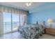 Bedroom with ocean view at 2967 S Atlantic Ave # 1706, Daytona Beach, FL 32118