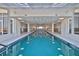 Tranquil indoor pool ideal for relaxing and recreation at 2967 S Atlantic Ave # 1706, Daytona Beach, FL 32118