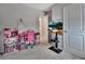Bedroom with a desk and TV at 3009 Lake Tahoe St, Deland, FL 32724