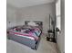 Bedroom with a bed and TV at 3009 Lake Tahoe St, Deland, FL 32724