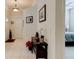 Bright entryway with tile floors and a wooden console table at 3162 Kailani Ct, Ormond Beach, FL 32174