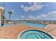 Community pool and hot tub with ocean view at 3425 S Atlantic Ave # 1604, Daytona Beach, FL 32118