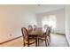 Dining room with wood table and six chairs at 3604 Socha Way, Port Orange, FL 32129