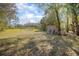 Backyard with shed and fenced yard at 43747 Choctaw St, Deland, FL 32720