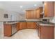 Kitchen with stainless steel appliances and granite counters at 43747 Choctaw St, Deland, FL 32720