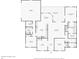 Floorplan showcasing the layout of the home's bedrooms, bathrooms, kitchen, and living spaces at 475 W Main St, Lake Helen, FL 32744