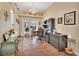 Home office with built-in cabinetry and plenty of workspace at 675 Winterberry Trl, Deland, FL 32724