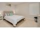 Comfortable guest bedroom with a queen-size bed and ensuite bathroom at 6832 Forkmead Ln, Port Orange, FL 32128
