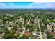 An overhead view of a neighborhood, dotted with mature trees and well-maintained homes in a desirable location at 949 Tall Pine Dr, Port Orange, FL 32127