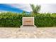 Landscaped backyard features a water fountain with stone pavers at 949 Tall Pine Dr, Port Orange, FL 32127