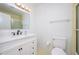 Clean bathroom with white vanity, new countertop, and shower/tub combo at 1016 Martex Dr, Apopka, FL 32703