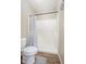 Small bathroom with shower and toilet at 242 W Fiesta Key Loop, Deland, FL 32720