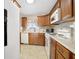 Functional kitchen equipped with essential appliances and ample counter space at 2711 N Halifax Ave # 184, Daytona Beach, FL 32118