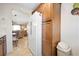 Well-equipped kitchen with wood cabinets and an efficient layout at 2711 N Halifax Ave # 184, Daytona Beach, FL 32118