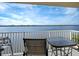 Balcony view of the water, complete with seating, perfect for relaxation and enjoyment at 2711 N Halifax Ave # 463, Daytona Beach, FL 32118