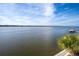 Expansive water view showcasing the serene waterfront and a pier extending into the water at 2711 N Halifax Ave # 463, Daytona Beach, FL 32118